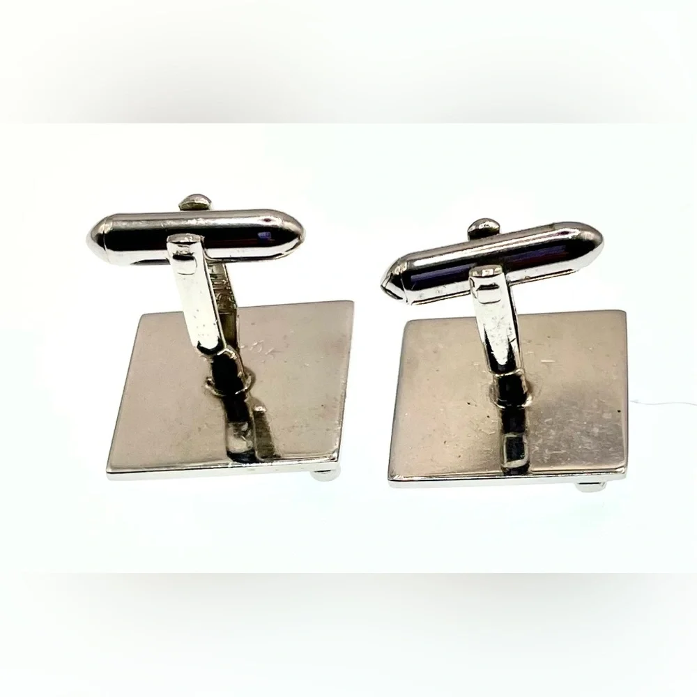 3 for $30 Vintage Signed Swank Silver Tone Cufflinks Raised Scroll Design